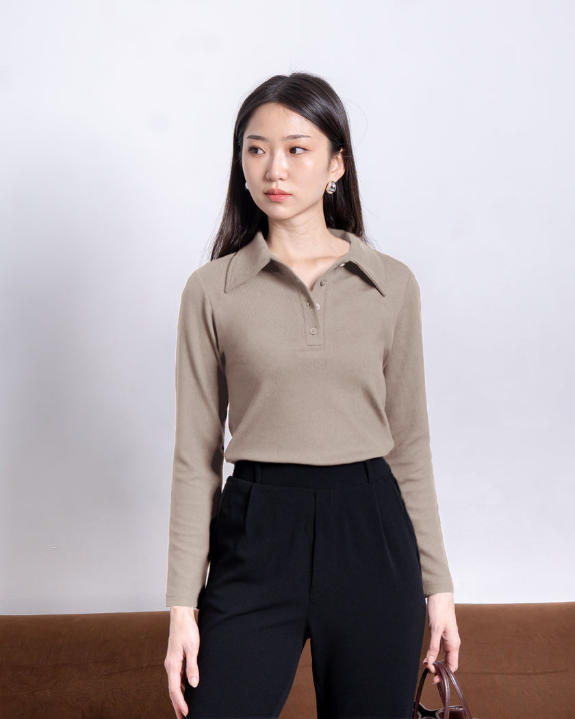 Nomitee's Warren Top Atasan Wanita Lengan Panjang