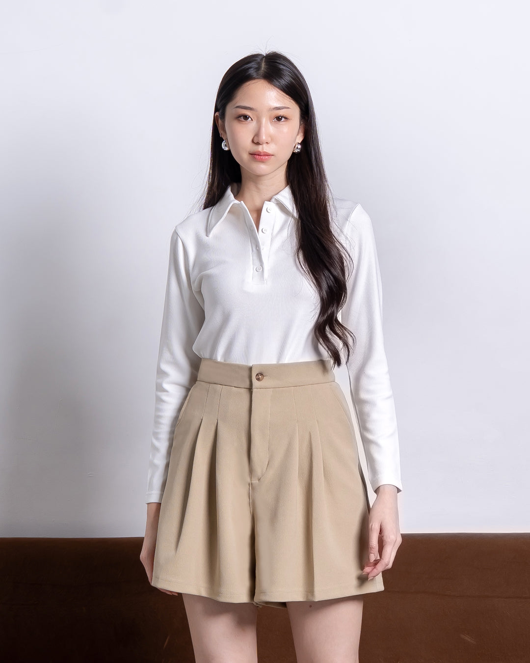 Nomitee's Warren Top Atasan Wanita Lengan Panjang