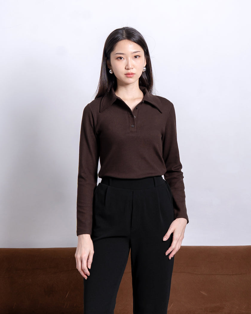 Nomitee's Warren Top Atasan Wanita Lengan Panjang