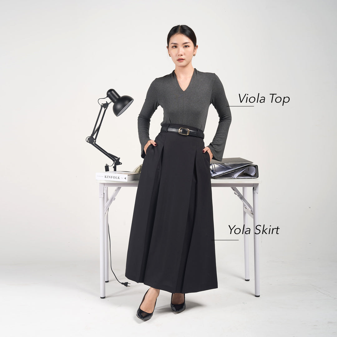 Nomitee's Yola Skirt Rok Panjang Wanita